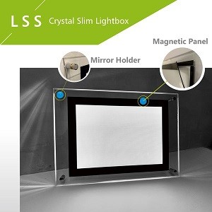 Crystal LED Light Box - Indoor Wall Mounted