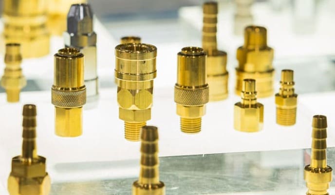 Custom-made Brass Pipe Fittings - CNC Machining Brass Parts