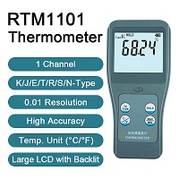 K/J/E/T/R/S/N-type Thermocouple Thermometer 0.01 Resolution