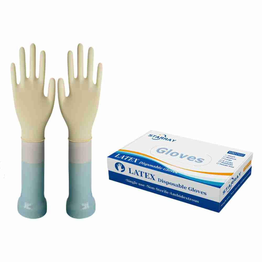 Latex Gloves-Powdered & Power-Free