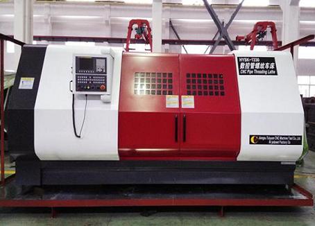 CNC threading lathe machine for casing pipe