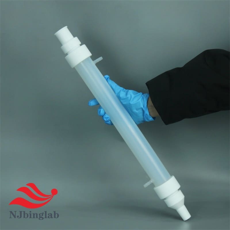 PFA Condenser 500ml Interior Straight Corrosion Resistance