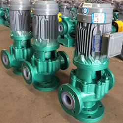 GDF Vertical pipeline fluorine plastic liner centrifugal pum