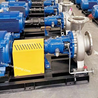 Horizontal centrifugal chemical process pump single stage en