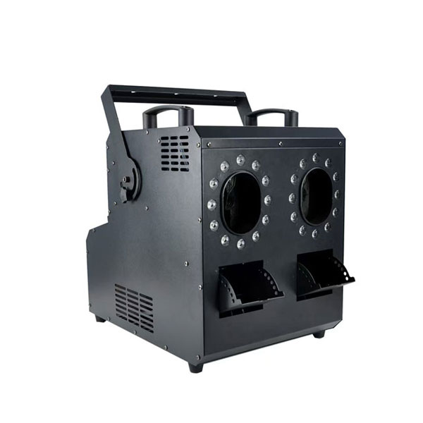 900W Plastic Two Output Hybrid fog and bubble Machine PHK007