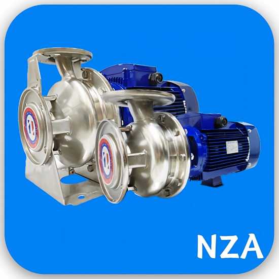 NZA Stainless Steel Centrifugal Pump for Plastic & Chiller