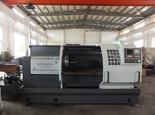Pipe coupling threading machine (flat bed)