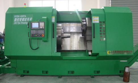 Drill collar threading lathe