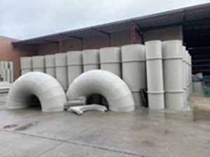 PP Ventilation Duct for Waste Gas Treatment System picture